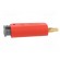 Plug | 4mm banana | 19A | red | non-insulated,with 4mm axial socket фото 7