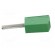 Plug | 4mm banana | 20A | 42V | green | non-insulated | 40mm image 3