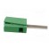 Plug | 4mm banana | 20A | 42V | green | non-insulated | 40mm image 7