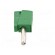 Plug | 4mm banana | 20A | 42V | green | non-insulated | 40mm image 9