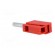Plug | 4mm banana | 20A | 42V | red | non-insulated | 40mm | 3.86g image 4