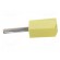 Plug | 4mm banana | 20A | 42V | yellow | non-insulated | 40mm | 3.86g image 3