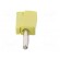 Plug | 4mm banana | 20A | 42V | yellow | non-insulated | 40mm | 3.86g image 9