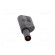 Plug | 4mm banana | 24A | 1kVDC | black | 0.5÷2.5mm2 | Mounting: on cable image 9