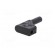 Plug | 4mm banana | 24A | 1kVDC | black | insulated,angled | 0.5÷1.5mm2 image 6