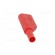 Plug | 4mm banana | 24A | 1kVDC | red | 0.5÷2.5mm2 | Mounting: on cable фото 9