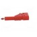 Plug | 4mm banana | 24A | 1kVDC | red | insulated,angled | 0.5÷1.5mm2 image 3