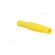 Plug | 4mm banana | 24A | 1kVDC | yellow | insulated | 3mΩ | 0.5÷2.5mm2 image 4