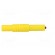 Plug | 4mm banana | 24A | 1kVDC | yellow | insulated | 3mΩ | 0.5÷2.5mm2 image 7