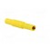 Plug | 4mm banana | 24A | 1kVDC | yellow | insulated | 3mΩ | 0.5÷2.5mm2 image 8