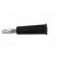 Plug | 4mm banana | 24A | 60VDC | black | non-insulated | on cable image 3