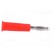 Plug | 4mm banana | 24A | 60VDC | red | non-insulated | Overall len: 46mm image 7