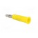 Plug | 4mm banana | 24A | 60VDC | yellow | non-insulated фото 4