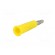 Plug | 4mm banana | 24A | 60VDC | yellow | non-insulated фото 6