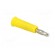 Plug | 4mm banana | 24A | 60VDC | yellow | non-insulated фото 8