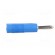 Plug | 4mm banana | 30A | 33VAC | 60VDC | blue | 3mΩ | 2.5mm2 | screw type image 7