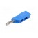 Plug | 4mm banana | 30A | 33VAC | 60VDC | blue | 3mΩ | 2.5mm2 | screw type image 2
