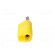 Plug | 4mm banana | 30A | 33VAC | 60VDC | yellow | 3mΩ | 2.5mm2 image 5