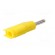 Plug | 4mm banana | 30A | 33VAC | 60VDC | yellow | 3mΩ | 2.5mm2 image 6