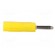 Plug | 4mm banana | 30A | 33VAC | 60VDC | yellow | 3mΩ | 2.5mm2 image 7