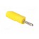 Plug | 4mm banana | 30A | 33VAC | 60VDC | yellow | 3mΩ | 2.5mm2 image 8