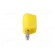 Plug | 4mm banana | 30A | 33VAC | 60VDC | yellow | 3mΩ | 2.5mm2 image 9