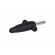 Plug | 4mm banana | 30A | 60VDC | black | 3mΩ | 2.5mm2 | Mounting: on cable фото 6