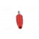 Plug | 4mm banana | 30A | 60VDC | red | 3mΩ | 2.5mm2 | nickel plated image 5