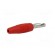 Plug | 4mm banana | 30A | 60VDC | red | non-insulated | 3mΩ | 2.5mm2 | 51mm image 6