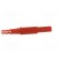 Connector: 4mm banana | plug | 32A | 1kVDC | red | insulated | 2.5mm2 image 7