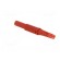 Plug | 4mm banana | 32A | 1kVDC | red | insulated | Max.wire diam: 2.5mm image 4