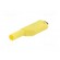 Plug | 4mm banana | 32A | 1kV | yellow | insulated | Max.wire diam: 4mm image 2