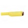 Plug | 4mm banana | 32A | 1kV | yellow | insulated | Max.wire diam: 4mm image 3