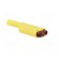 Plug | 4mm banana | 32A | 1kV | yellow | insulated | Max.wire diam: 4mm image 4