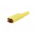 Plug | 4mm banana | 32A | 1kV | yellow | insulated | Max.wire diam: 4mm image 6