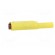 Plug | 4mm banana | 32A | 1kV | yellow | insulated | Max.wire diam: 4mm image 7