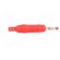 Plug | 4mm banana | 32A | 30VAC | 60VDC | red | 68.3mm | Mounting: on cable фото 7
