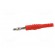 Plug | 4mm banana | 32A | 30VAC | 60VDC | red | non-insulated | 2.5mm2 image 3