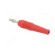 Plug | 4mm banana | 32A | 30VAC | 60VDC | red | non-insulated | 2.5mm2 image 4