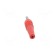 Plug | 4mm banana | 32A | 30VAC | 60VDC | red | non-insulated | 2.5mm2 image 5