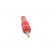 Plug | 4mm banana | 32A | 30VAC | 60VDC | red | non-insulated | 2.5mm2 image 9