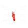 Plug | 4mm banana | 32A | 30VAC | 60VDC | red | non-insulated | 2.5mm2 image 5