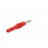 Plug | 4mm banana | 32A | 30VAC | 60VDC | red | non-insulated | 2.5mm2 image 6