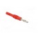 Plug | 4mm banana | 32A | 30VAC | 60VDC | red | non-insulated | 2.5mm2 image 8