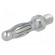 Plug | 4mm banana | 32A | 60VDC | 26mm | Plating: nickel plated фото 1