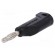 Plug | 4mm banana | 32A | 60VDC | black | Max.wire diam: 2.8mm paveikslėlis 4