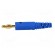 Plug | 4mm banana | 32A | 60VDC | blue | Max.wire diam: 2.8mm image 3