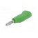 Plug | 4mm banana | 32A | 70VDC | green | Max.wire diam: 4mm | 2.5mm2 фото 2