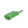 Plug | 4mm banana | 32A | 70VDC | green | Max.wire diam: 4mm | 2.5mm2 фото 6
