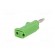Plug | 4mm banana | 32A | 33VAC | 70VDC | green | Max.wire diam: 4mm | 3mΩ image 6